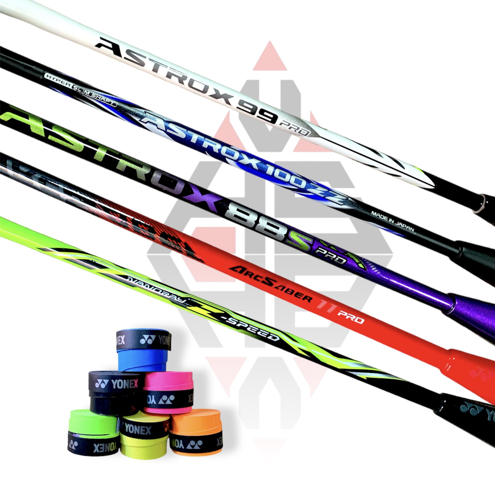 Vợt cầu lông Yonex căng sẵn giá rẻ max 9.5kg tặng kèm quấn cán + bao đựng vợt