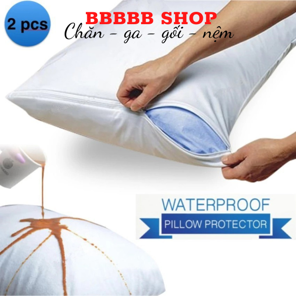 Vỏ gối chống thấm tuyệt đối Riotex bảo vệ gối, dể dàng vệ sinh