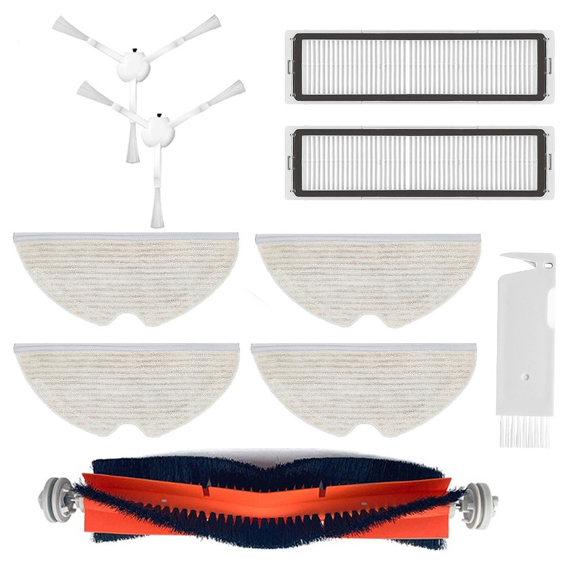 Robotic Vacuum Cleaner Spare Parts for Xiaomi Dreame D9 Robot Roller Side  Brush Hepa Filter Mop Cloth Accessories | Lazada