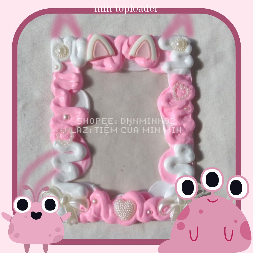 Toploader decor handmade màu sắc đáng yêu b8+