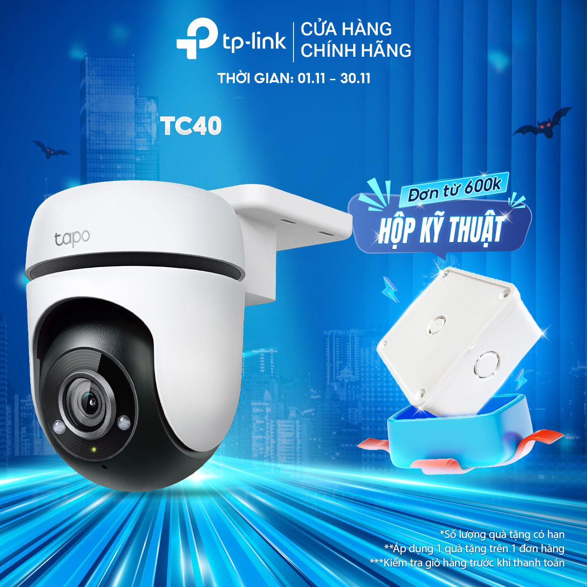Camera WiFi TP-Link TC40 / C510W / C520WS An Ninh Quay/Quét 360 Độ, Chống Nước