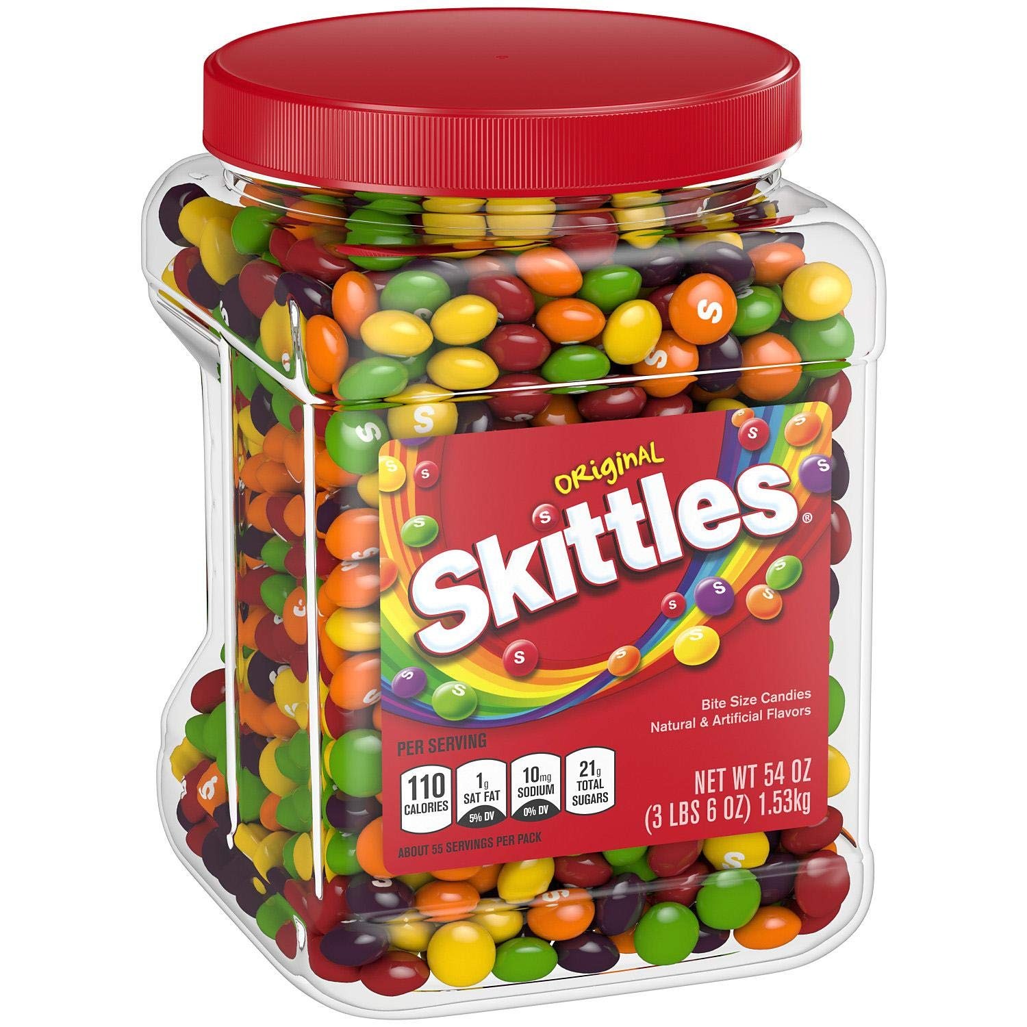 Kẹo trái cây date 8 2024 Skittles Original hộp 1,53kg - EDS Hàng Mỹ