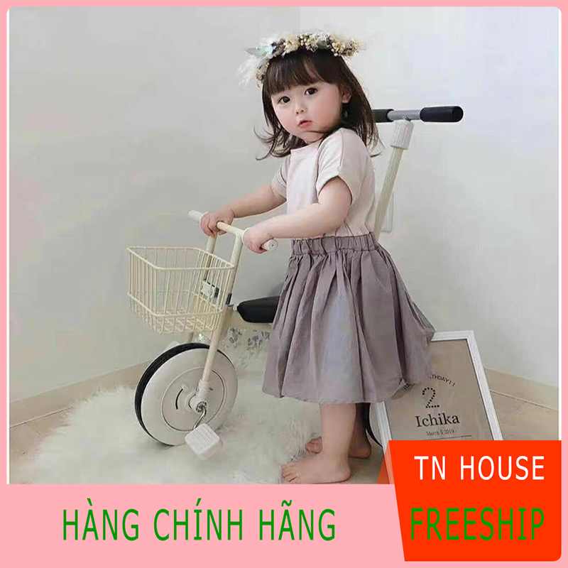 Xe đạp cho bé từ 1 đến 6 tuổi , Xe đạp ba bánh cho bé 2 tuổi, 3 tuổi Muji cao cấp, Xe đẩy cho bé