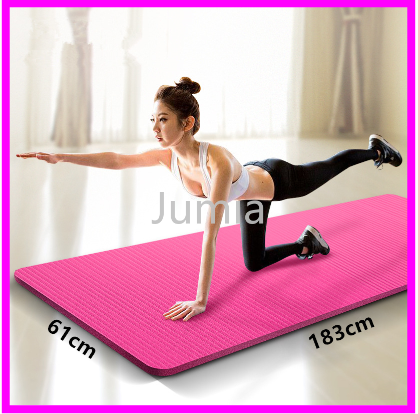 【Hàng Có Sẵn】Thảm Yoga Thảm tập Yoga Gym dày 10mm TPE (kèm túi đựng+dây đeo)