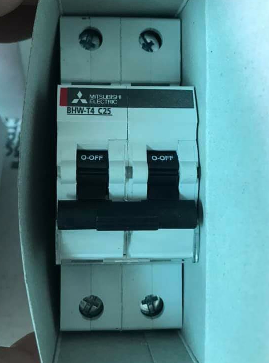 MCB 2p 25A MITSUBISHI