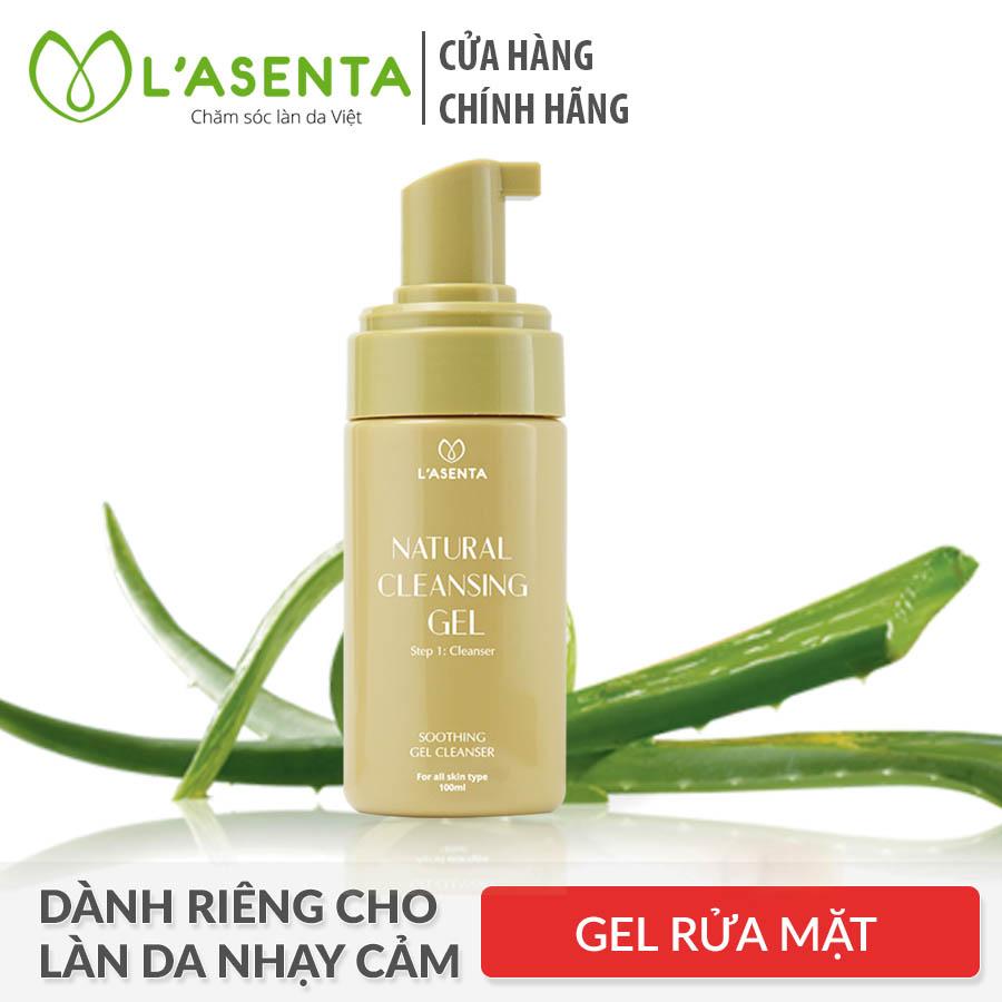 Gel rửa mặt dành cho da nhạy cảm Lasenta Natural Cleansing Gel 100ml
