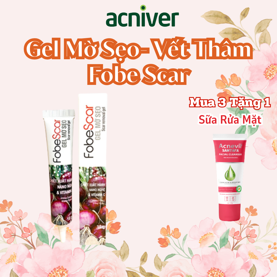 Gel mờ sẹo, mờ vết thâm fobe scar- tuýp 10g