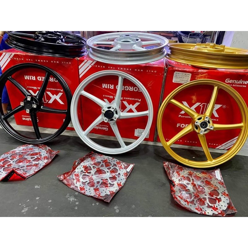 Mâm X1R 5 cây gắn Winer V1 , v2 như zin, size 1.6 1.85 " tặng Đĩa Trước "