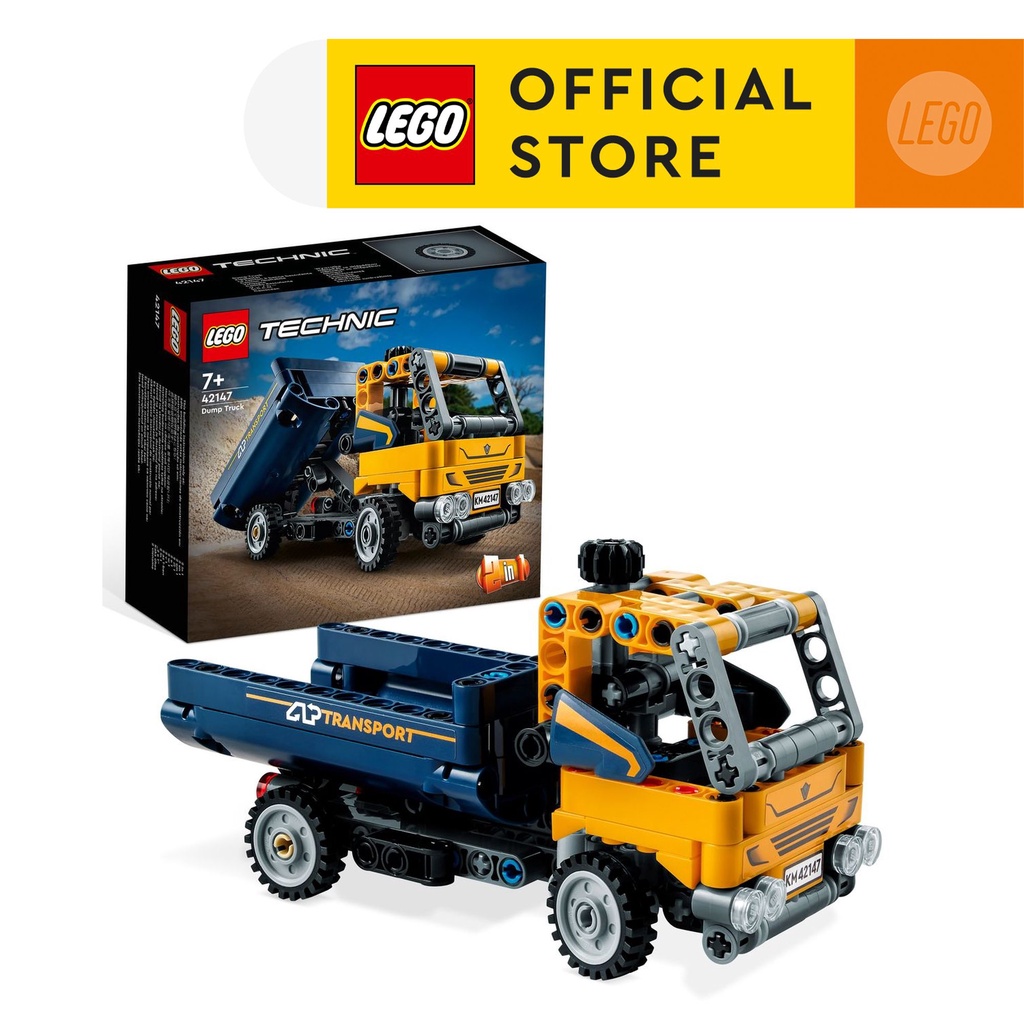 Lego technic 42147 đồ chơi lắp ráp xe tải công trình