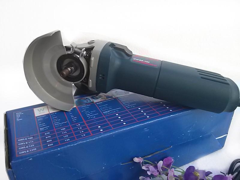 Máy mài máy cắt - máy mài góc 1 tấc - máy cắt cầm tay đĩa cắt 100mm - máy cắt gws6-100 - made in malaysia - tặng kèm 1 lưỡi cắt sắt