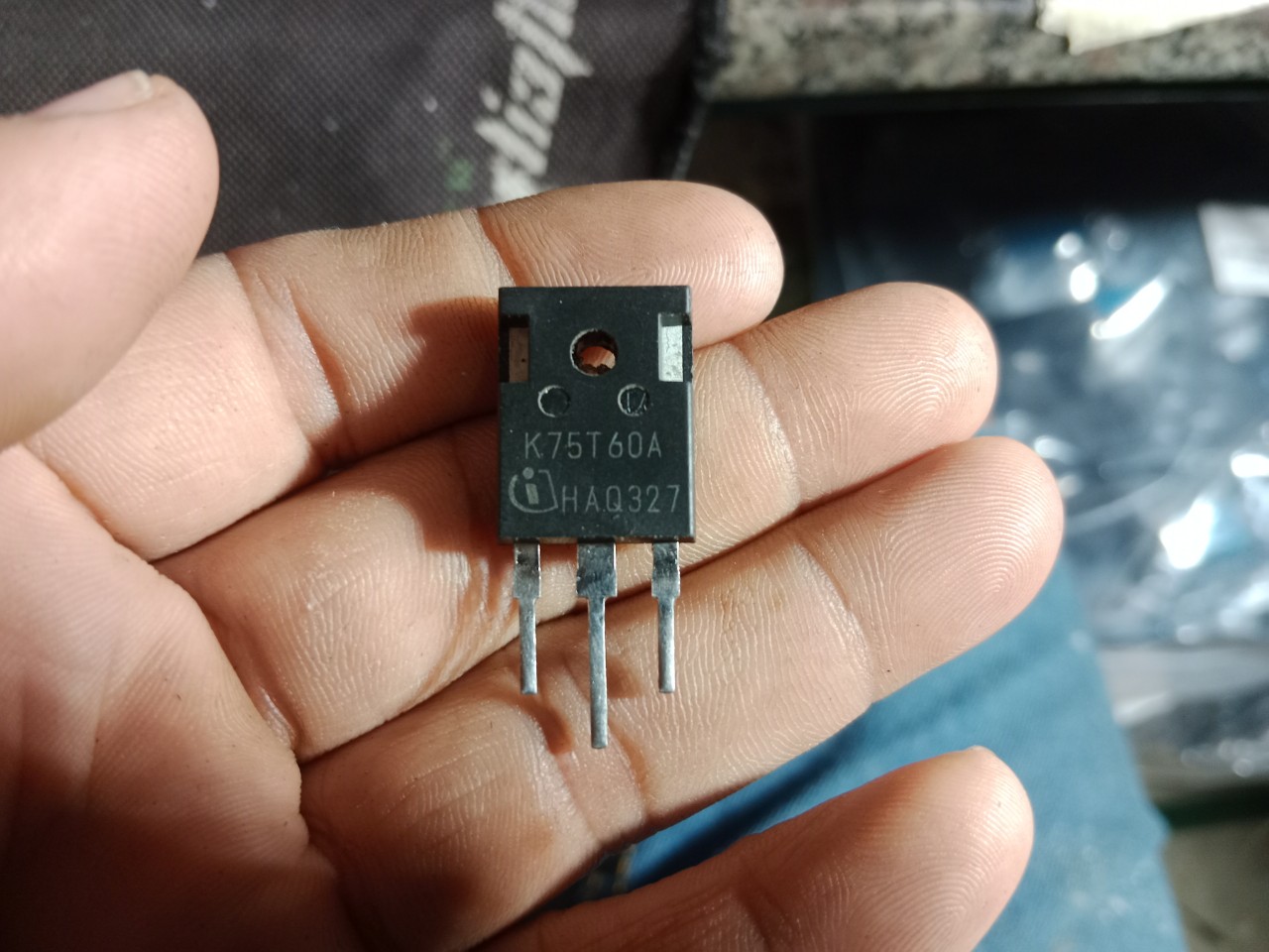 Igbt k75t60 75t60 75a 600v to-247 tháo máy