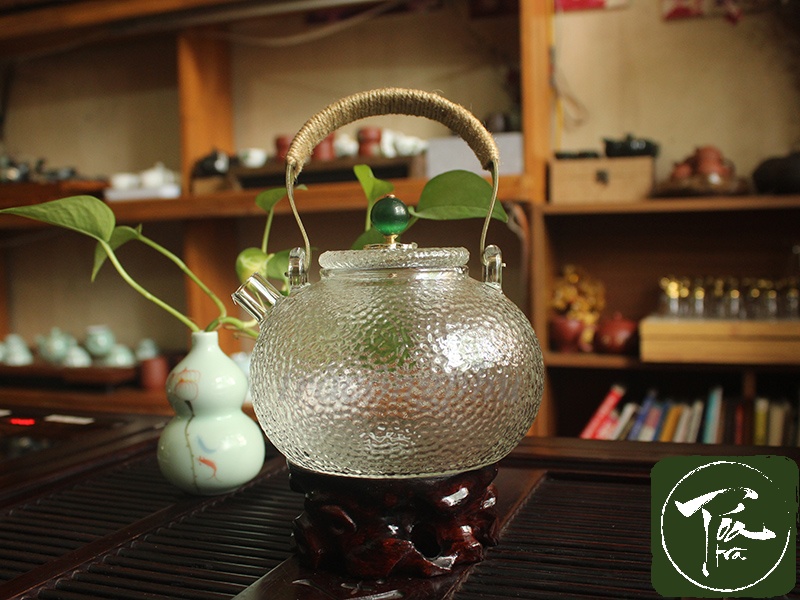 Tỏa Trà - Ấm thủy tinh hoa vân nhám kiểu Nhật cao cấp - Ấm thủy tinh vân nhám Tỏa Trà - Ấm thủy tinh hoa vân nhám kiểu Nhật cao cấp - Ấm thủy tinh vân nhám
