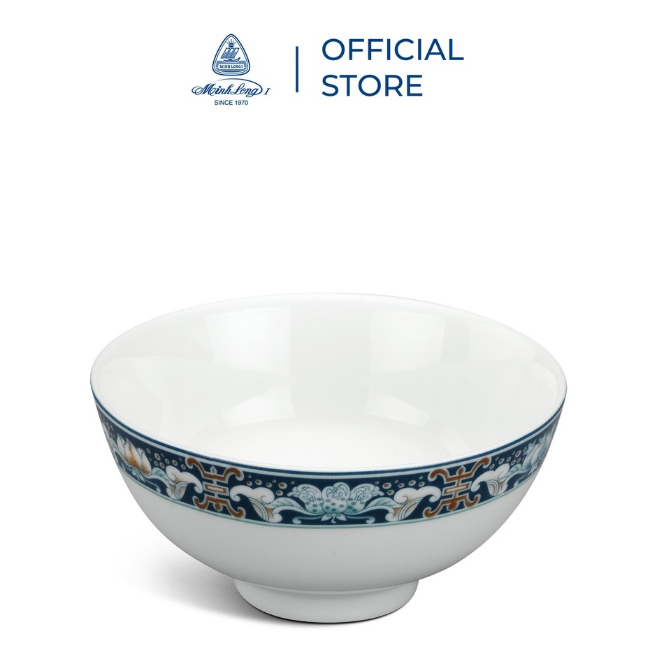  Chén Tô Dĩa Muỗng Sứ Cao Cấp Minh Long  - Jasmine - Phước Lộc Thọ 