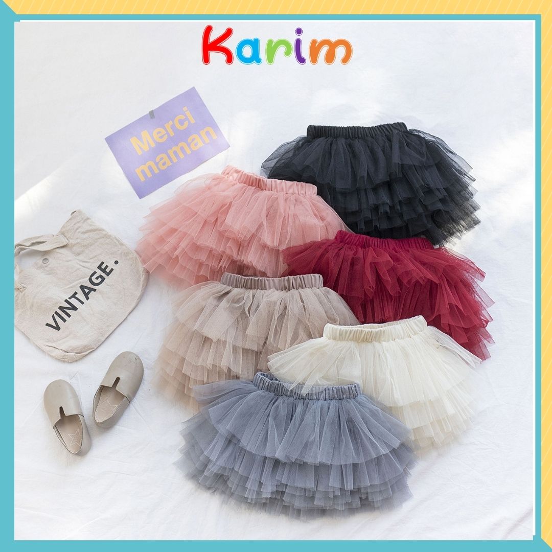 Chân váy trẻ em bé gái tutu kiểu xòe cgqiuo001