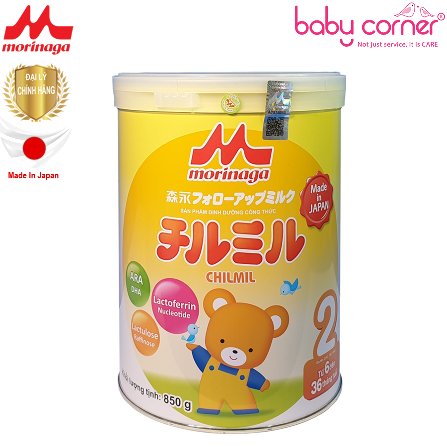 Sữa morinaga số 2 850g nắp gập