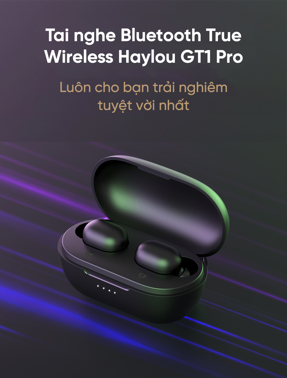 Tai nghe Bluetooth True Wireless Haylou GT1 Pro