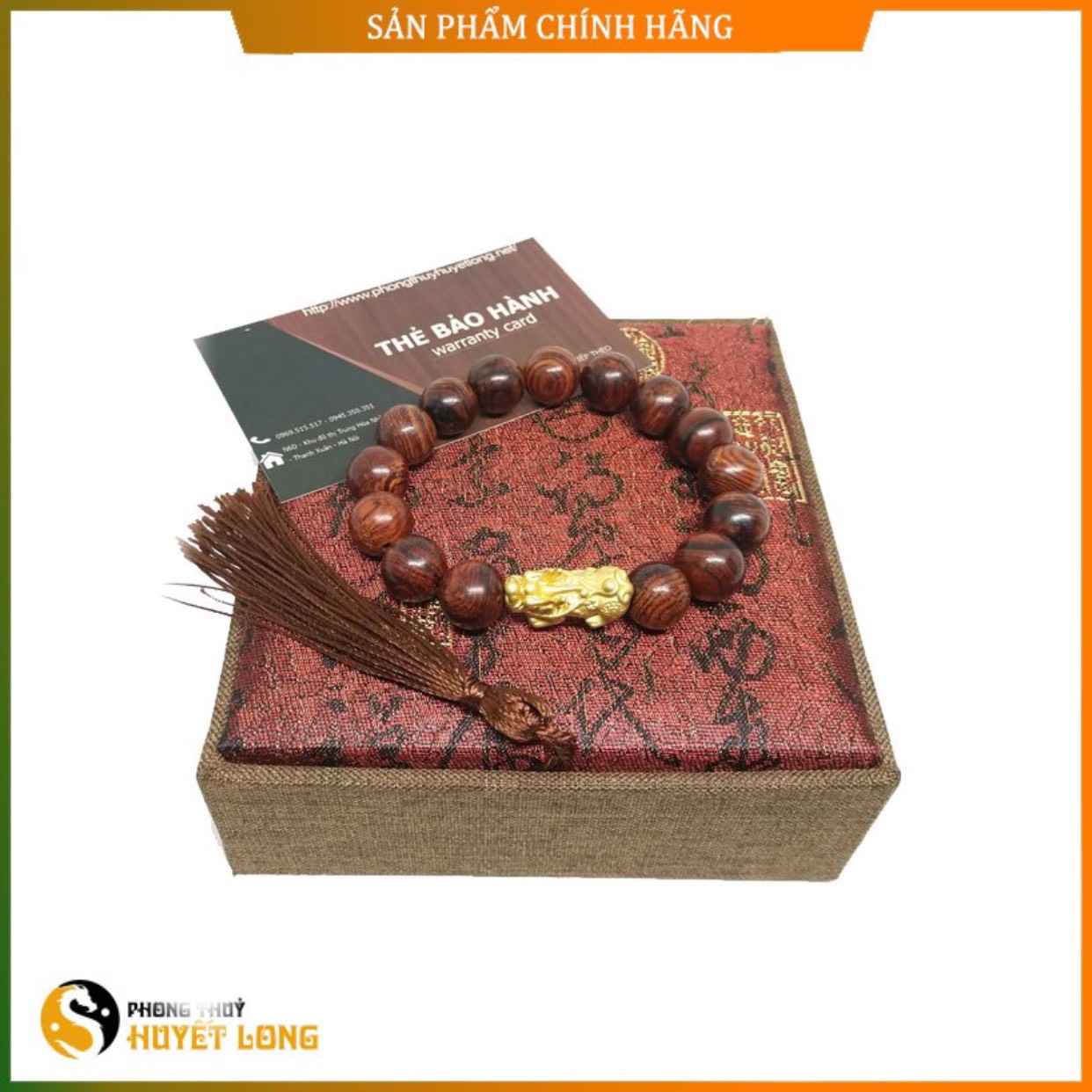 Vòng tay gỗ sưa đỏ mix tỳ hưu bạc xi vàng, vòng tay phong thủy huyết long