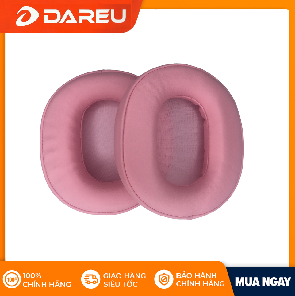 Miếng đệm ốp tai nghe dùng cho tai nghe DareU EH925S Queen Pink - Hàng chính hãng