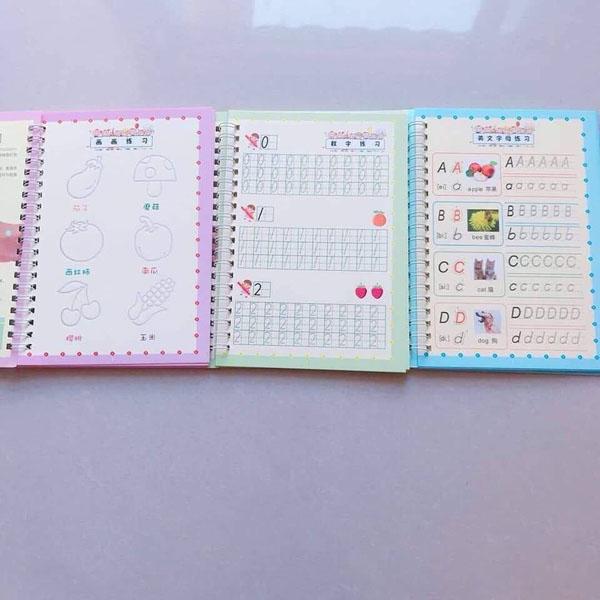 Set 3 vở tập tô tập viết tự xóa thần kì