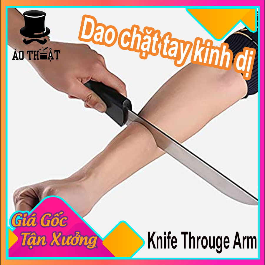 [Tặng kèm clip hướng dẫn] Dao chặt tay lớn - Ảo thuật chặt tay kinh dị