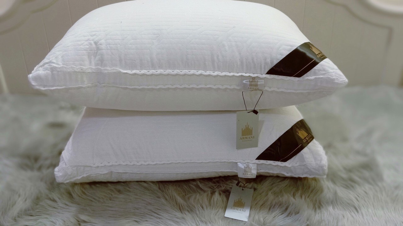 Siêu Phẩm 2020 Ruột Gối Lông Vũ DUBAI BỘ 2 CHIẾC kích thước 50x70cm Siêu êm