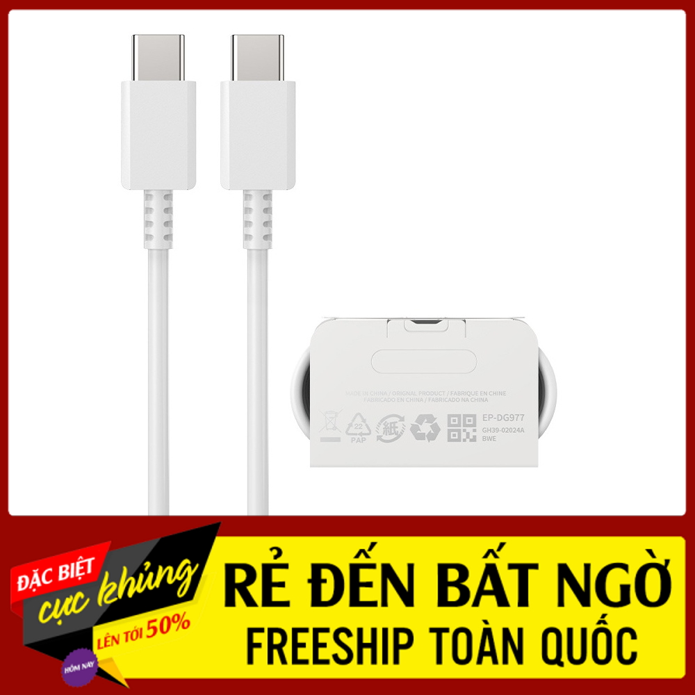 Cáp sạc nhanh 25w samsung 2 đầu type c sạc nhanh note 10 note 20 s20 s20 plus a71 s21 s21 ultra