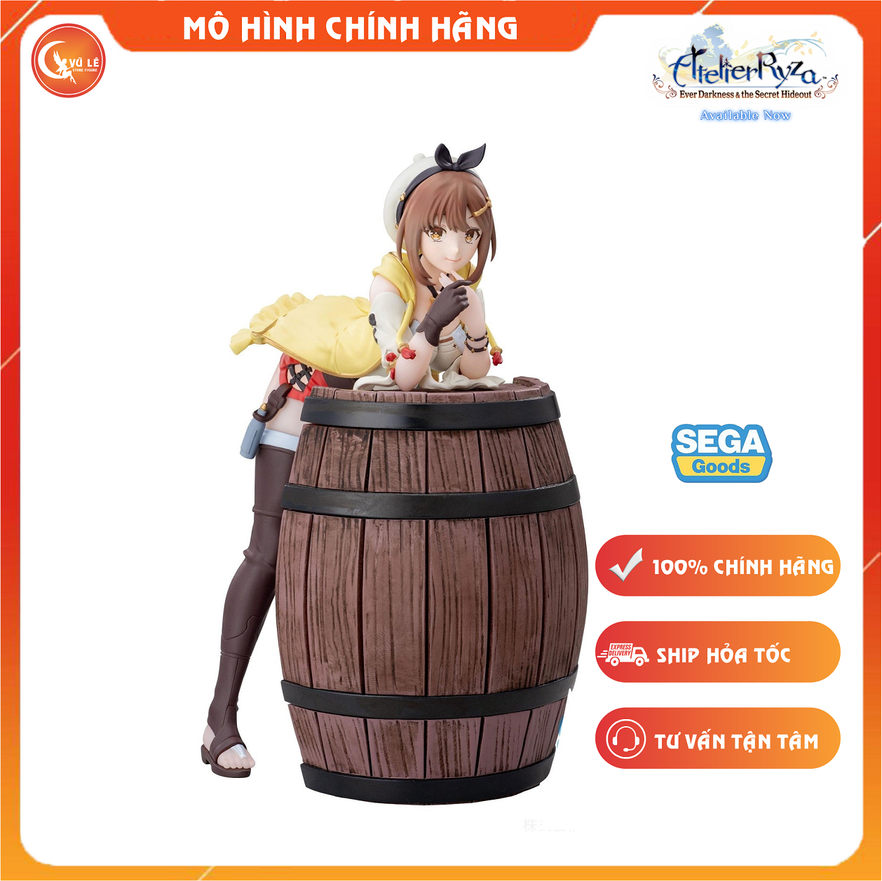 Mô hình Reisalin Stout - Atelier Ryza chính hãng Sega - Luminasta PVC Figure 16 cm