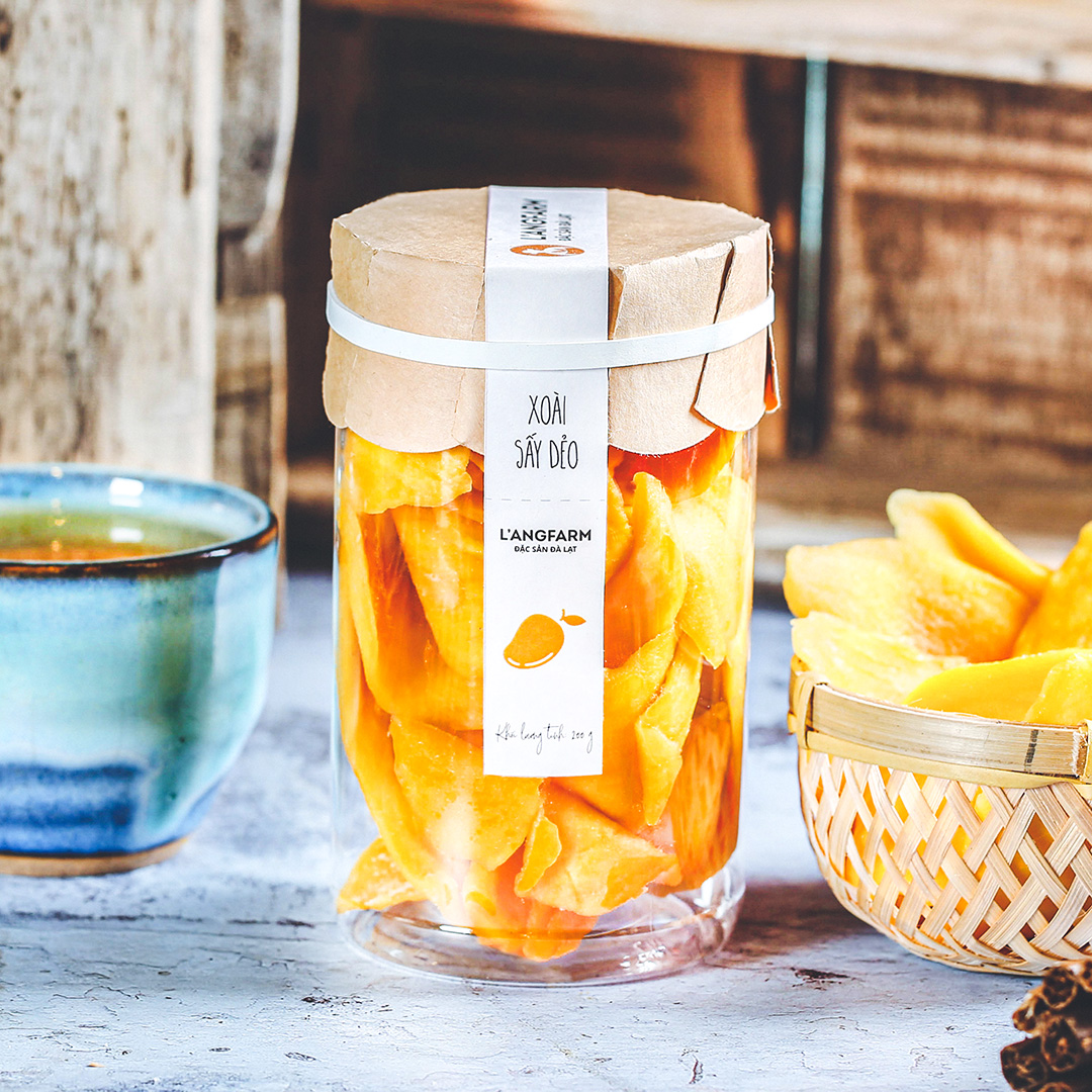  Xoài sấy dẻo Langfarm 200g hũ mẫu tobita 