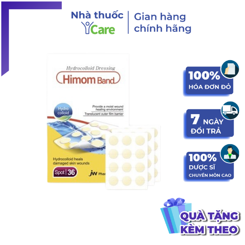MIẾNG DÁN MỤN VÀ VẾT THƯƠNG HIMOM BAND PREMIUM (HỘP 36 MIẾNG) - ICARE