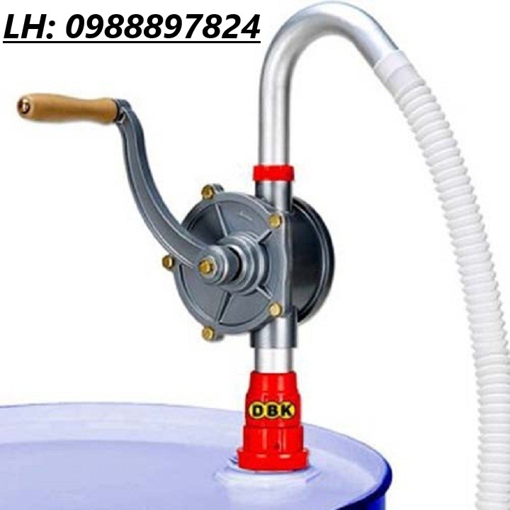 Bơm dầu nhớt quay tay - bơm dầu quay tay - chất liệu hợp kim nhôm bền, nhẹ, dễ tháo lắp