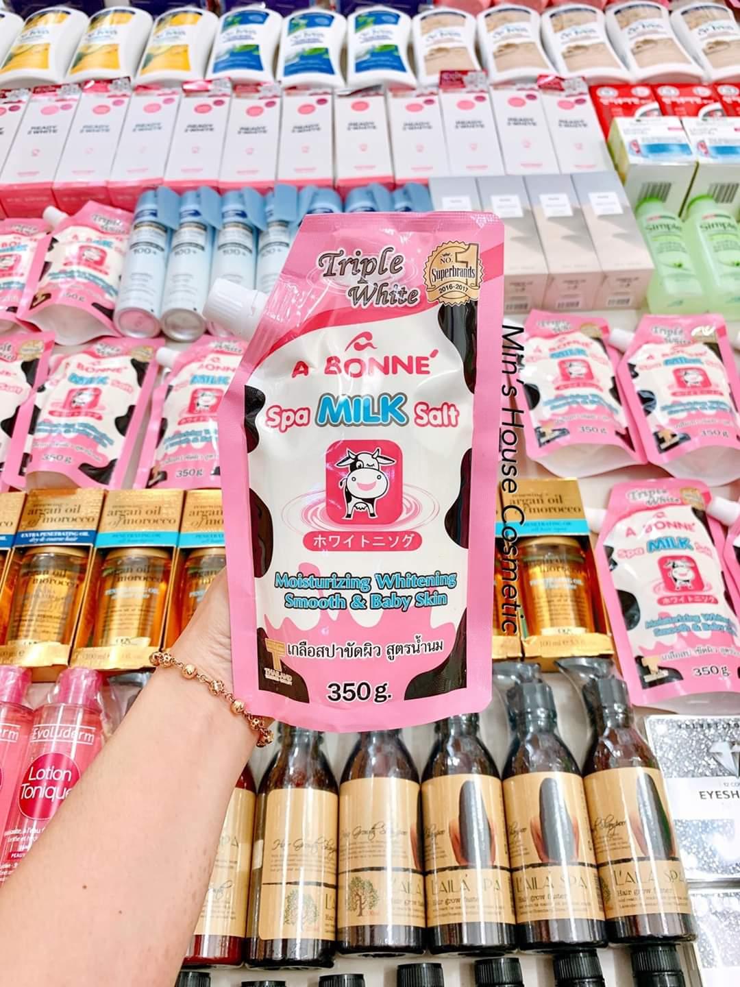 [HCM]Muối Tắm Tẩy Tế Bào Chết Sữa Bò A Bonné Spa Milk Salt
