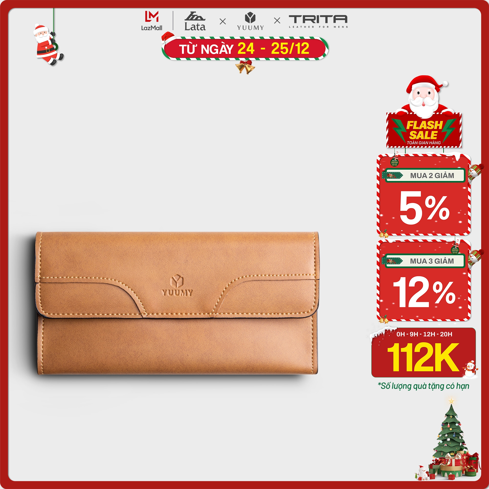 Ví nữ cầm tay thời trang yuumy mellow yv39