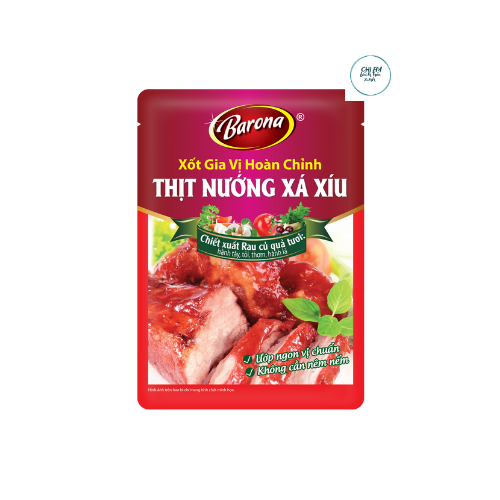 Xốt Thịt Nướng Xá Xíu Gia Vị Hoàn Chỉnh BARONA Thịt Nướng Xá Xíu gói 80g