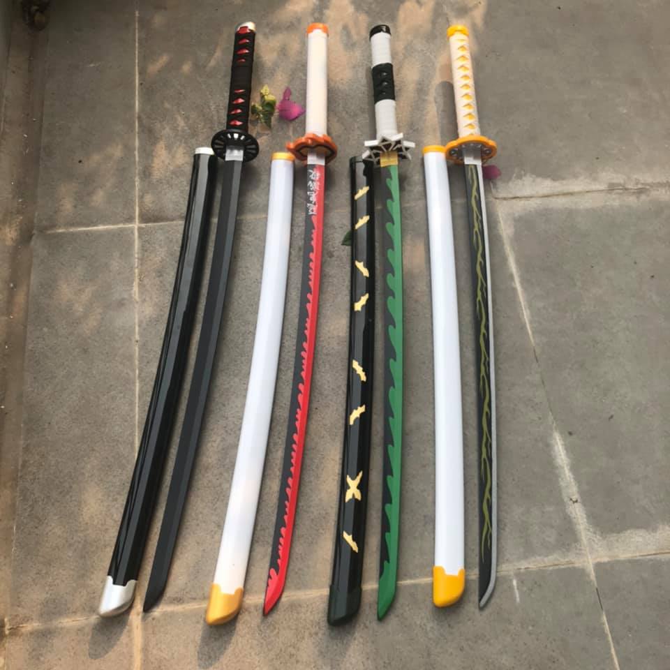 Mô hình Kiếm Gỗ Kimetsu No Yaiba cosplay Thanh Gươm Diệt Quỷ