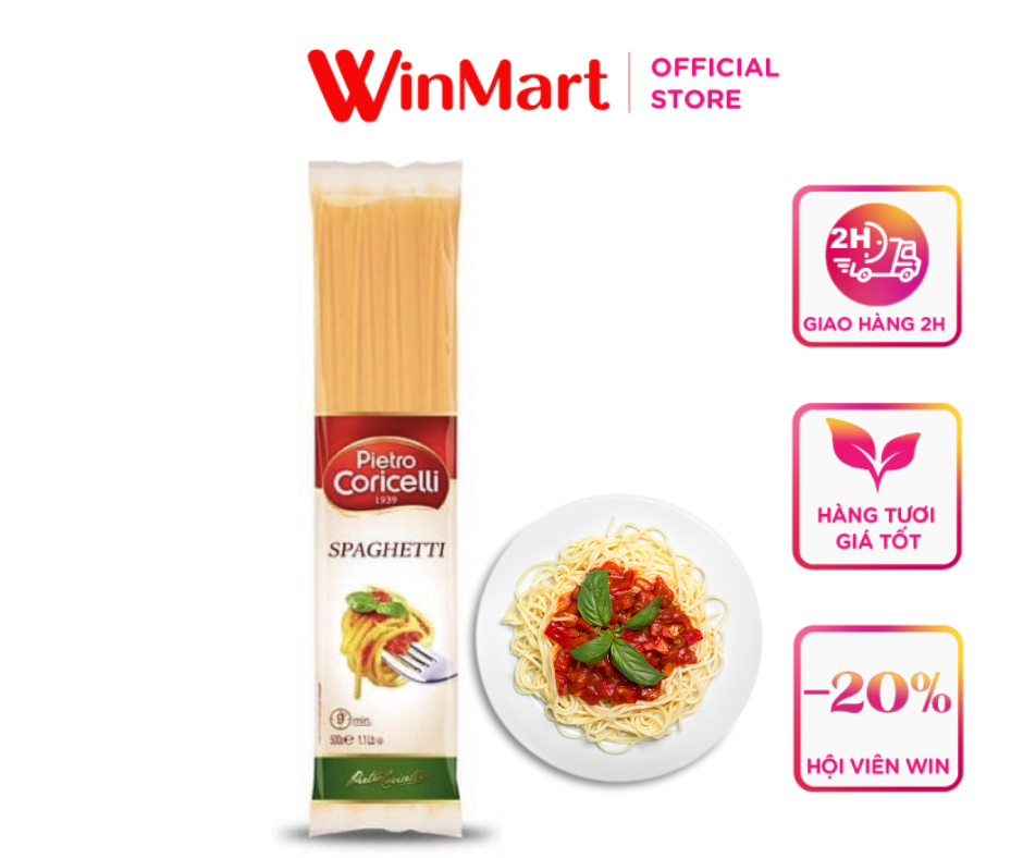 [Siêu thị WinMart] - Mì Ý Pietro Corice gói 500g