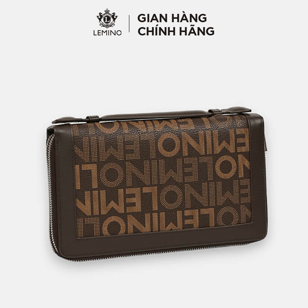 Bóp Da Nam LEMINO Monogram Canvas LE341013