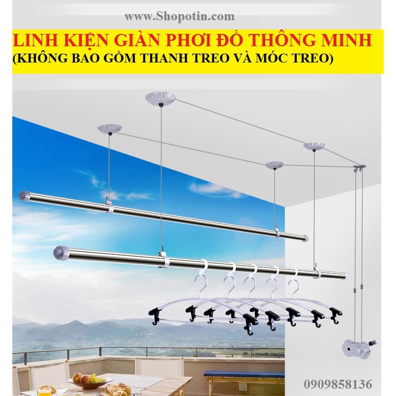 [HCM]BỘ LINH KIỆN GIÀN PHƠI ĐỒ THÔNG MINH - SÀO PHƠI ĐỒ THÔNG MINH