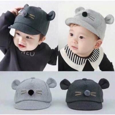 Mũ nón chú chuột chó bé trai - bé gái từ 1 đến 3 tuổi