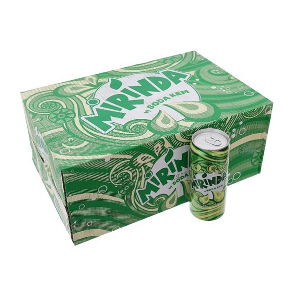 [HCM]Thùng 24 Lon Nước Ngọt Mirinda Vị Soda Kem 330ml