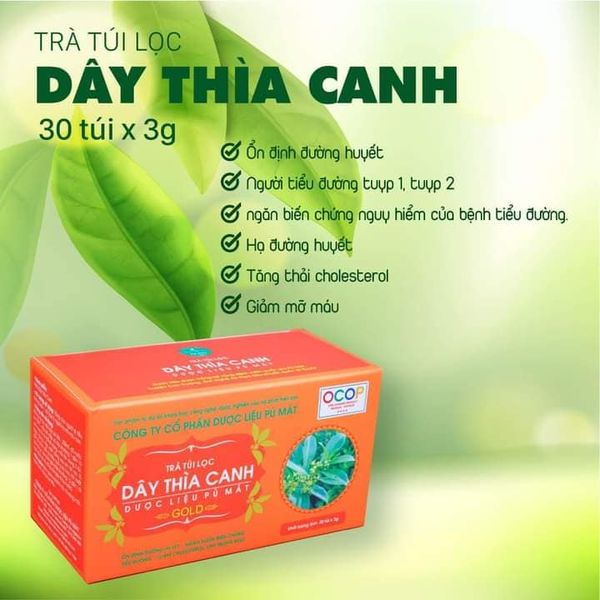 Combo 5 hộp trà túi lọc dây thìa canh pù mát