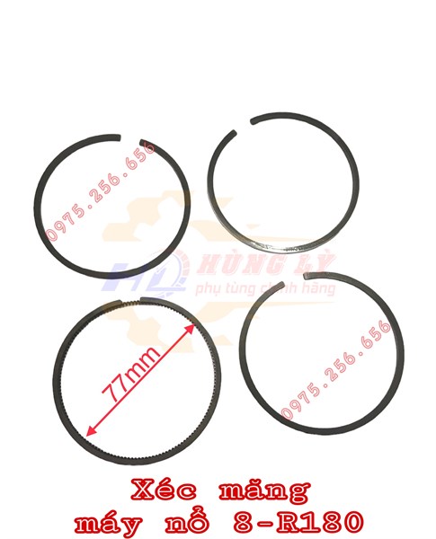Xéc măng máy Nổ 8-R180 phụ tùng máy nổ phụ tùng Hùng Lỳ