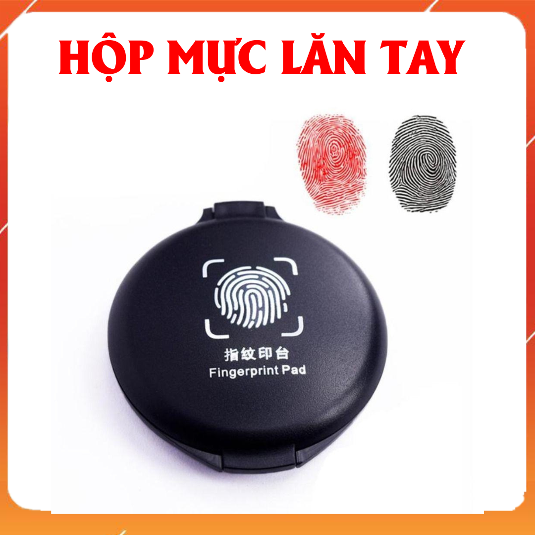 Hộp mực lăn tay cọc nhà đất: Dấu vân tay sắc nét, không bẩn tay, không chứa các chất độc hại, nhỏ gọn tiện lợi
