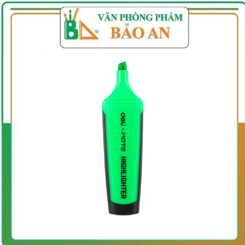 Bút nhớ dòng, bút dấu dòng deli - xanh lá - 2 chiếc - eu35050