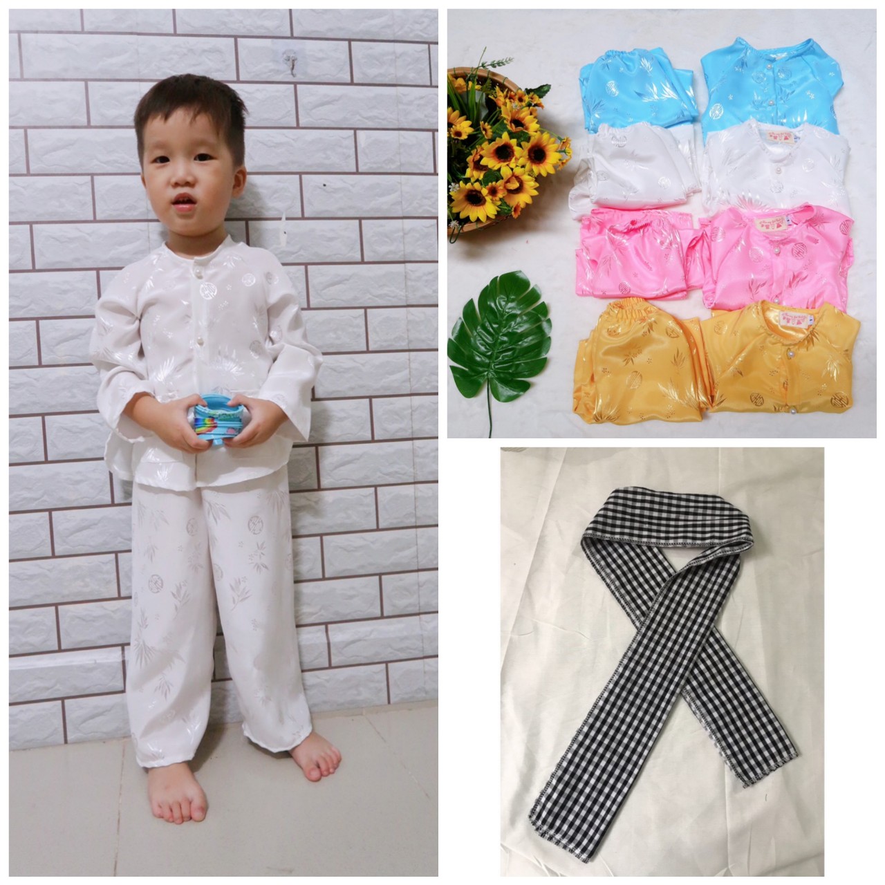 Bà ba gấm lá tre Thái Tuấn cho bé