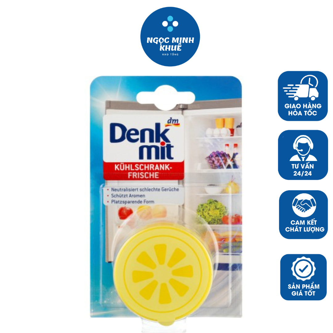 Sáp khử mùi và kháng khuẩn tủ lạnh denkmit 40g nội địa đức hàng chính hãng