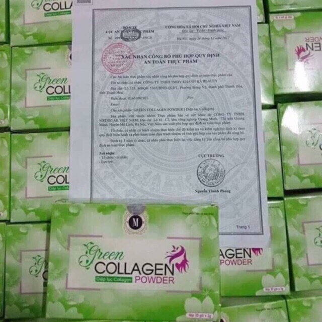 Diệp lục Colagen