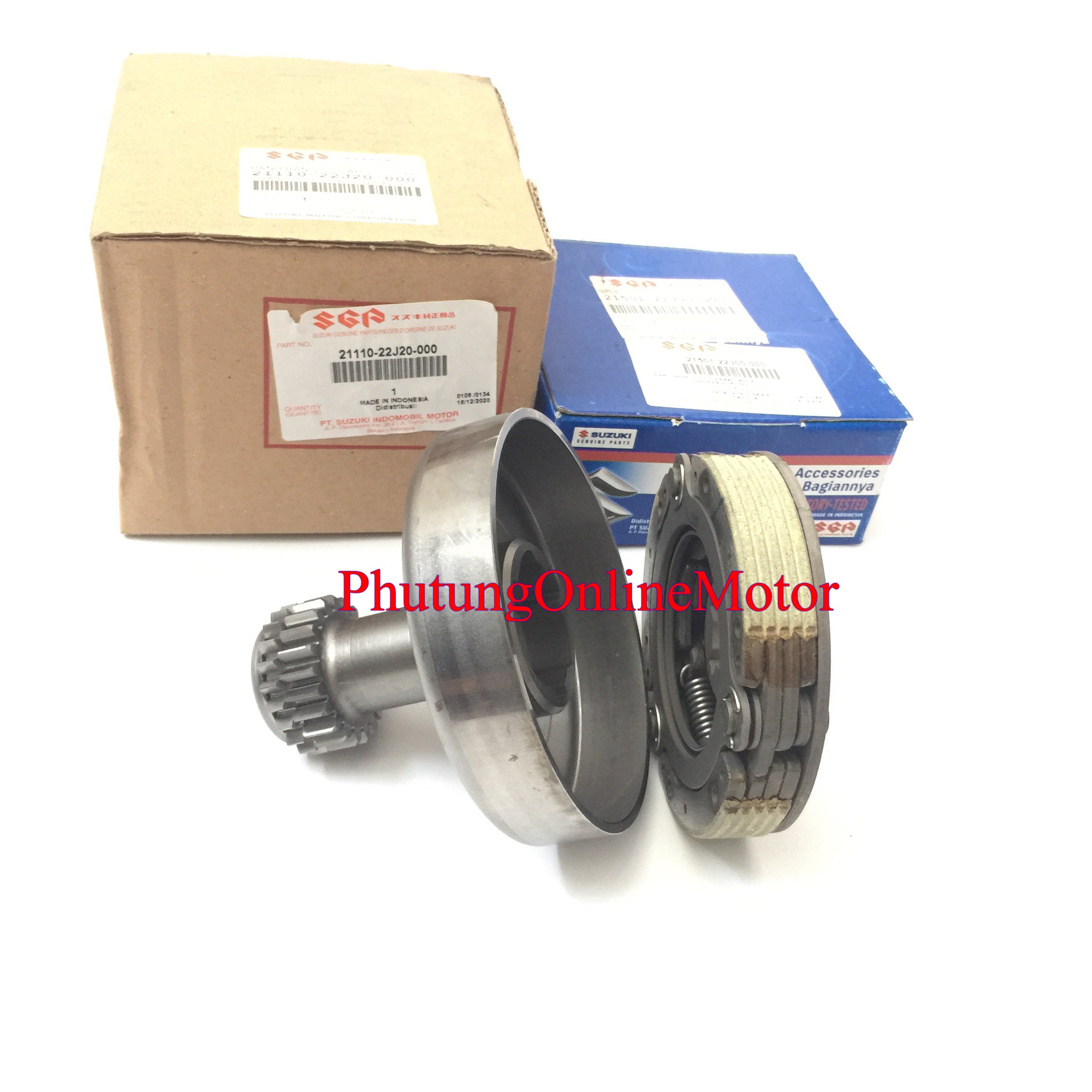 CHUÔNG và BỐ NỒI BA CÀNG SUZUKI VIVA FI 115 - PHỤ TÙNG CHÍNH HÃNG