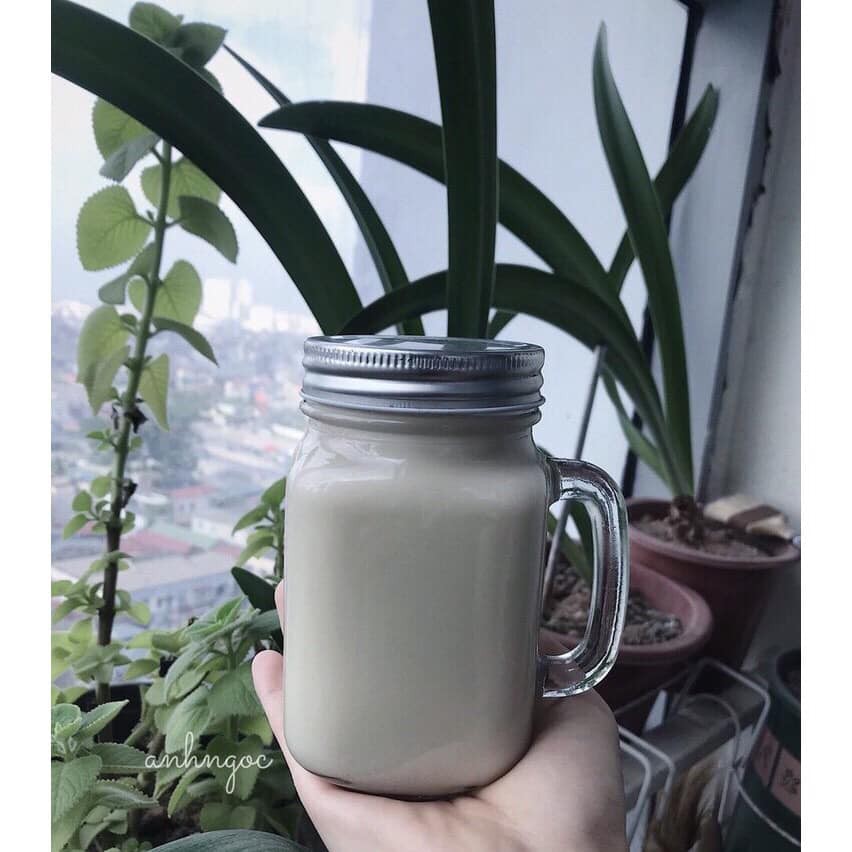 Cốc thủy tinh có nắp đậy loại đẹp (Hàng loại 1)