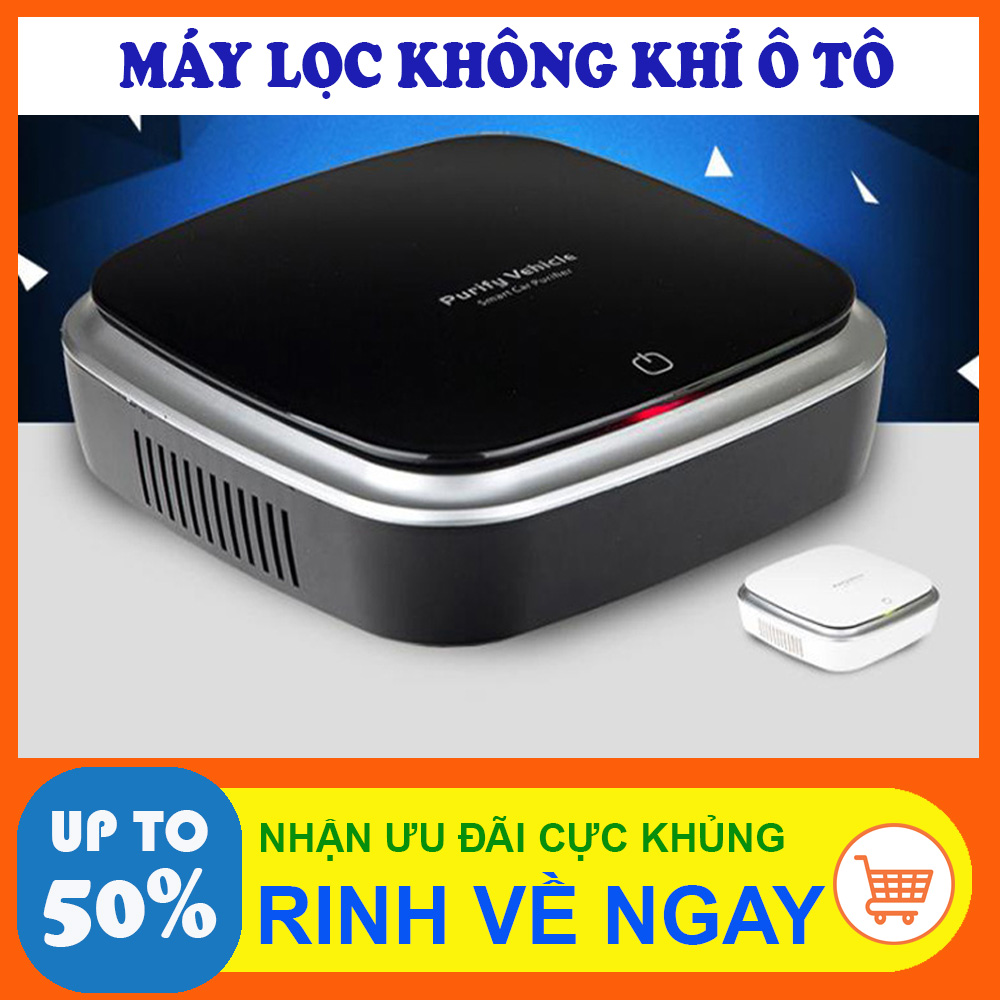 Máy lọc không khí ô tô, máy lọc không khí khử mùi xe hơi, văn phòng khử mùi, khử khuẩn, lọc không khí hiệu quả- mua ngay