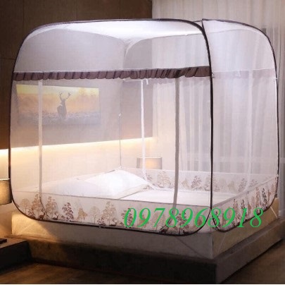 Màn Đỉnh Vuông Cao Cấp Hàng Nhập- Màn Chụp Tự Bung Đỉnh Vuông